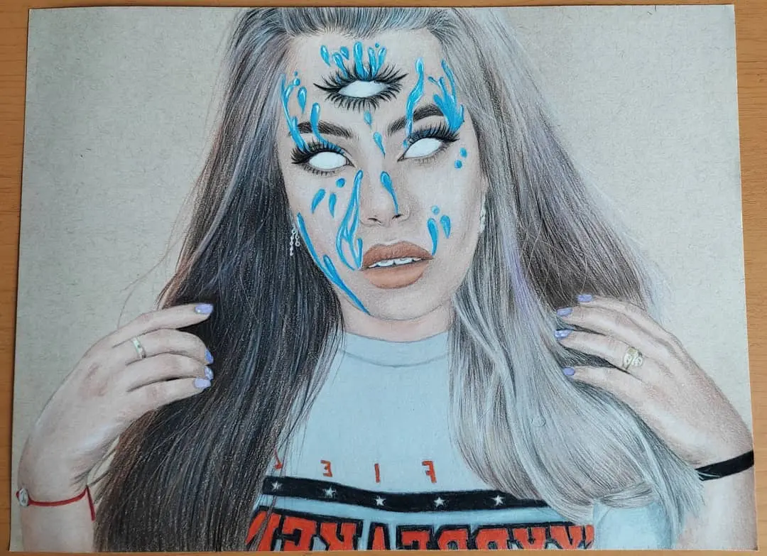 Draw 4 in Technique: Colored Pencils
