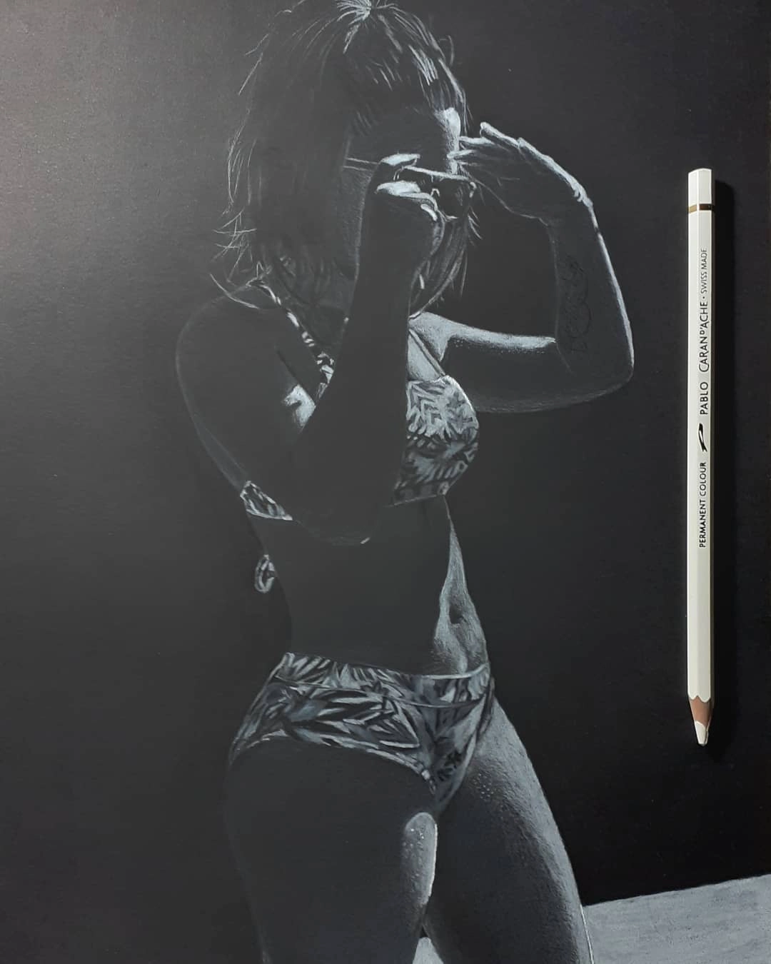 Draw 6 in Technique: Colored Pencils